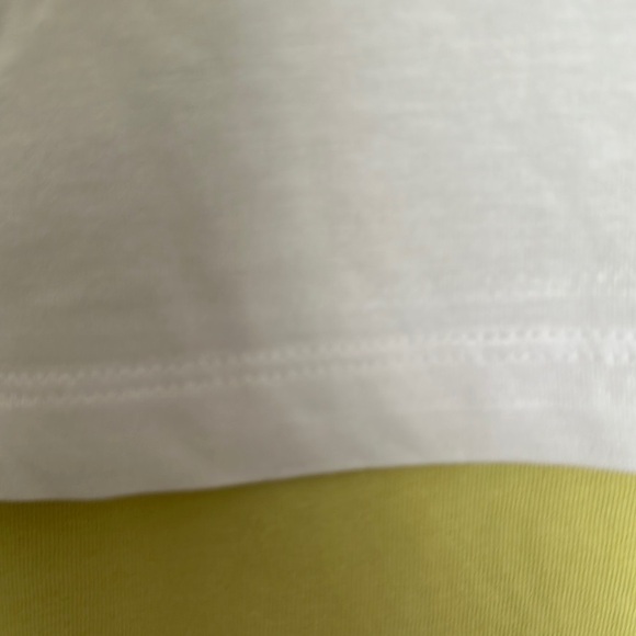NWT FABLETICS Short Raglan Sleeve Crop Tee, Sz XL, in White - Picture 6 of 10